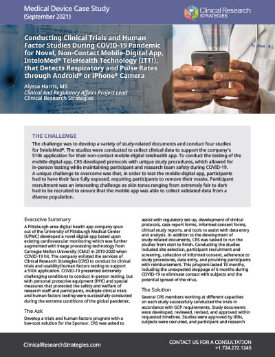 CRS Intelomed Case Study Cover